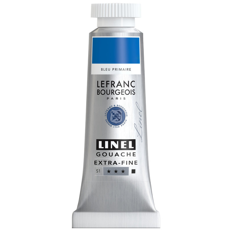 LEFRANC BOURGEOIS Linel gouache extra-fine tube 14ml Bleu primaire