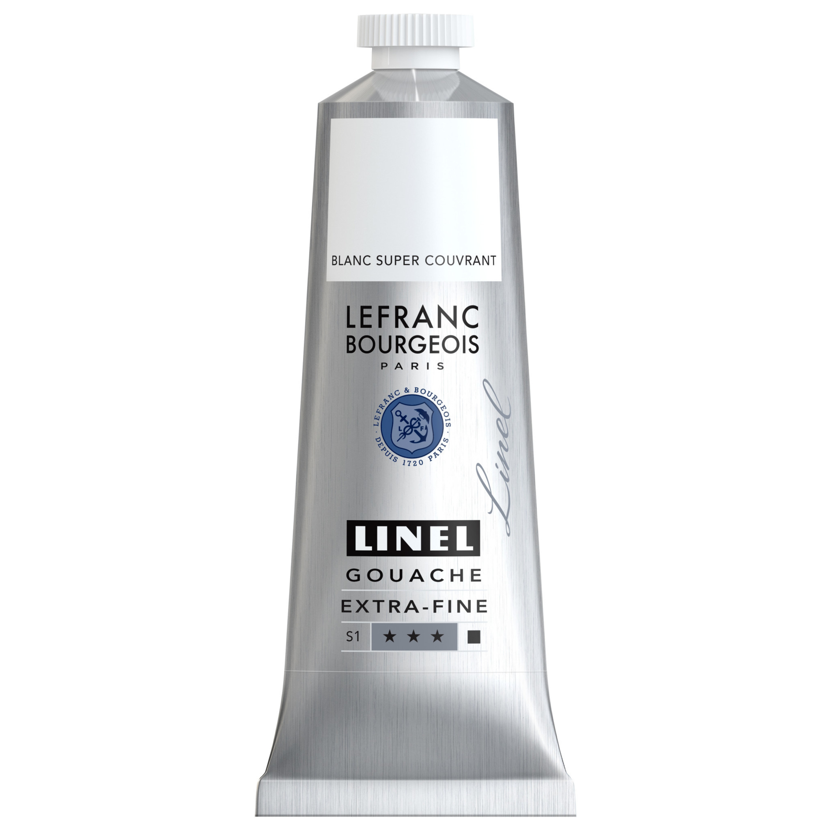 LINEL GOUACHE EXTRA-FINE 60ML TBE BLANC SUPER COUVRANT - Papeterie Michel