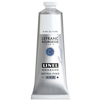 LEFRANC BOURGEOIS Linel gouache extra-fine tube 60ml Blanc de titane