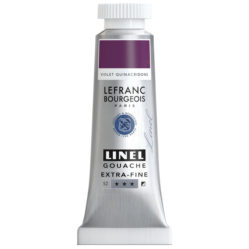 LEFRANC BOURGEOIS Linel gouache extra-fine tube 14ml Violet quinacridone