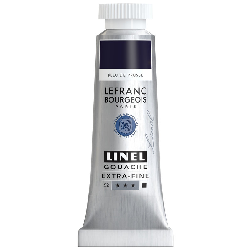 LEFRANC BOURGEOIS Linel Extra Fine Gouache 14Ml Tbe Prussian Blue