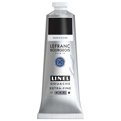 LEFRANC BOURGEOIS Linel Gouache Extra-Fine 60Ml Tbe Noir D'Ivoire