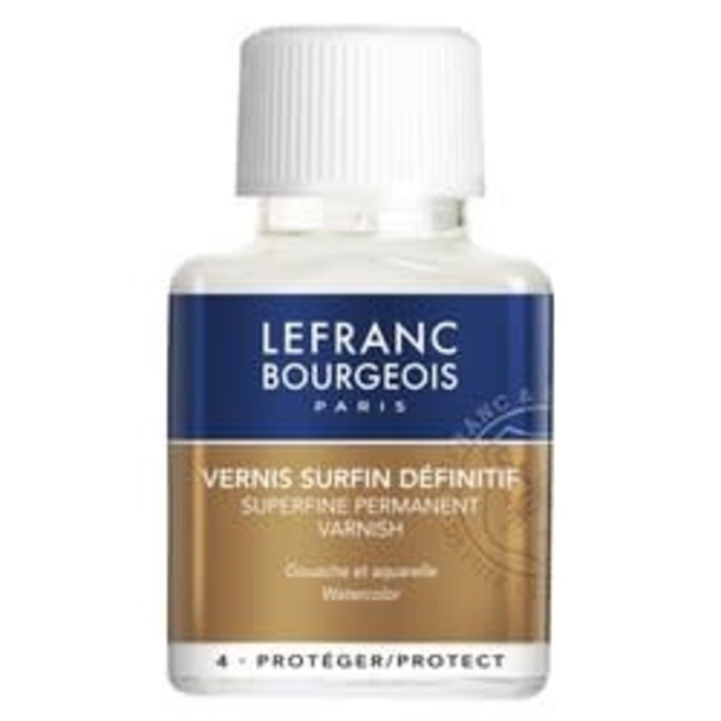 LEFRANC BOURGEOIS Gouache additive 75ml bouteille superfine vernis