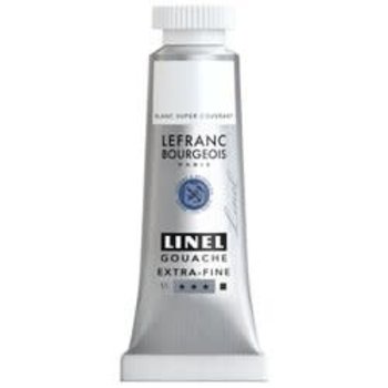 LEFRANC BOURGEOIS Linel gouache extra-fine tube 14ml Blanc super couvrant