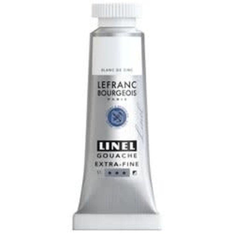 LEFRANC BOURGEOIS Linel gouache extra-fine tube 14ml Blanc de zinc