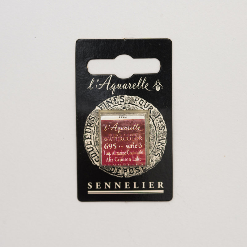 SENNELIER Aquarelle Extra fine Demi Godet Laque Alizarine Cramoisie S3