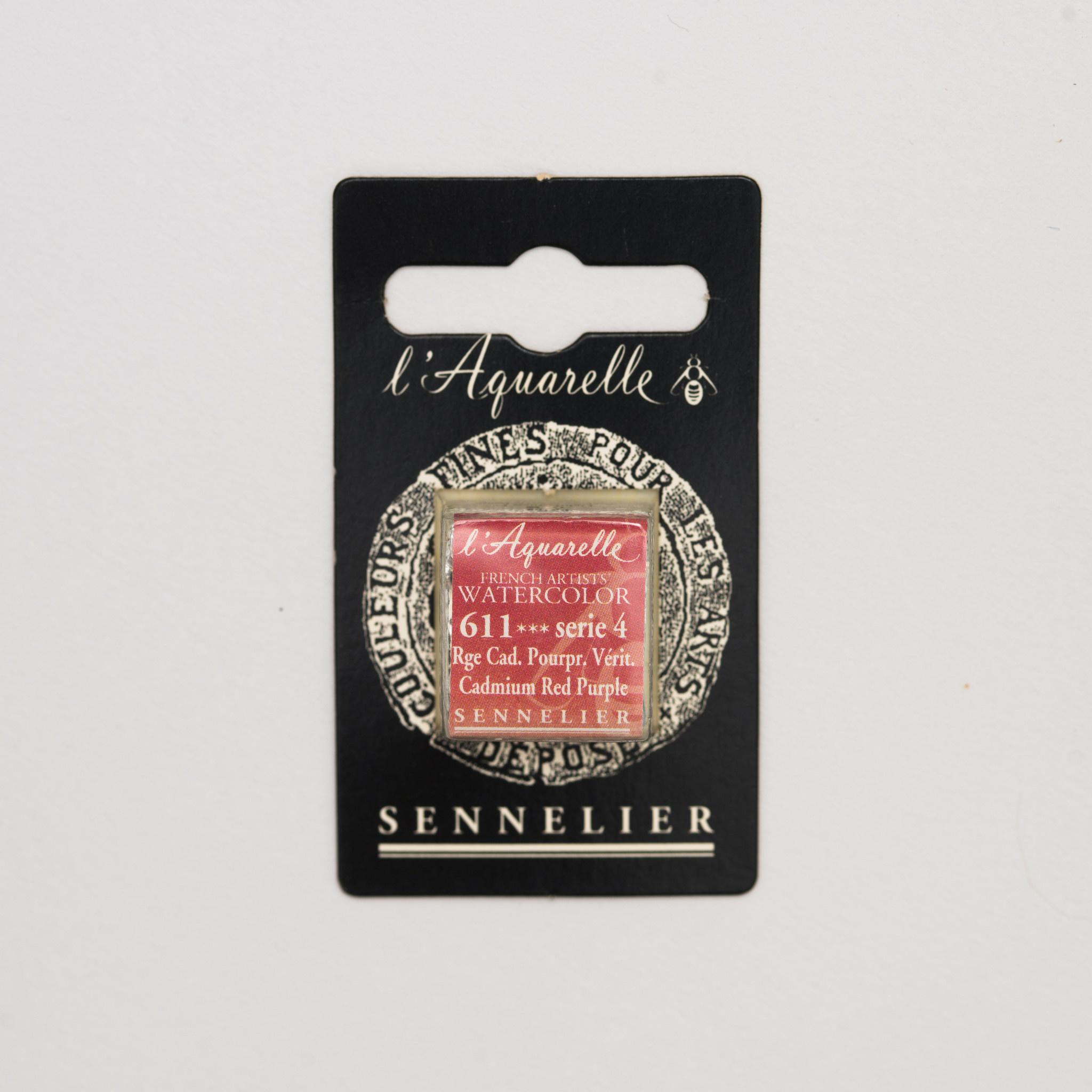 SENNELIER Aquarelle Extra fine Demi Godet Rouge Cadmium Pourpre Véritable S4