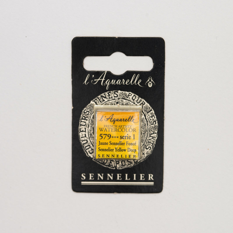 SENNELIER Aquarelle Extra fine Demi Godet Jaune Sennelier Foncé S1