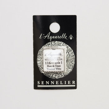 SENNELIER Aquarelle Extra fine Demi Godet Blanc de Titane S1