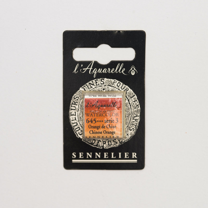 SENNELIER Aquarelle Extra fine Demi Godet Orangé de Chine S3