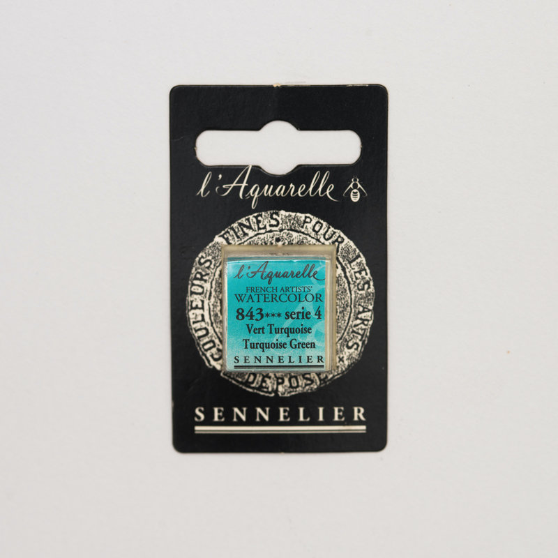 SENNELIER Aquarelle Extra fine Demi Godet Vert Turquoise S4