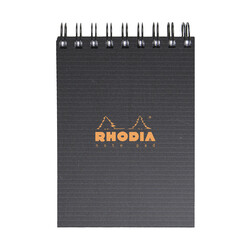 RHODIA Notepad Rhodiactive 90 G, Reliure Intégrale 7,5X10,5 Cm 160 Pages Petits Carreaux 5X5 Microperforé