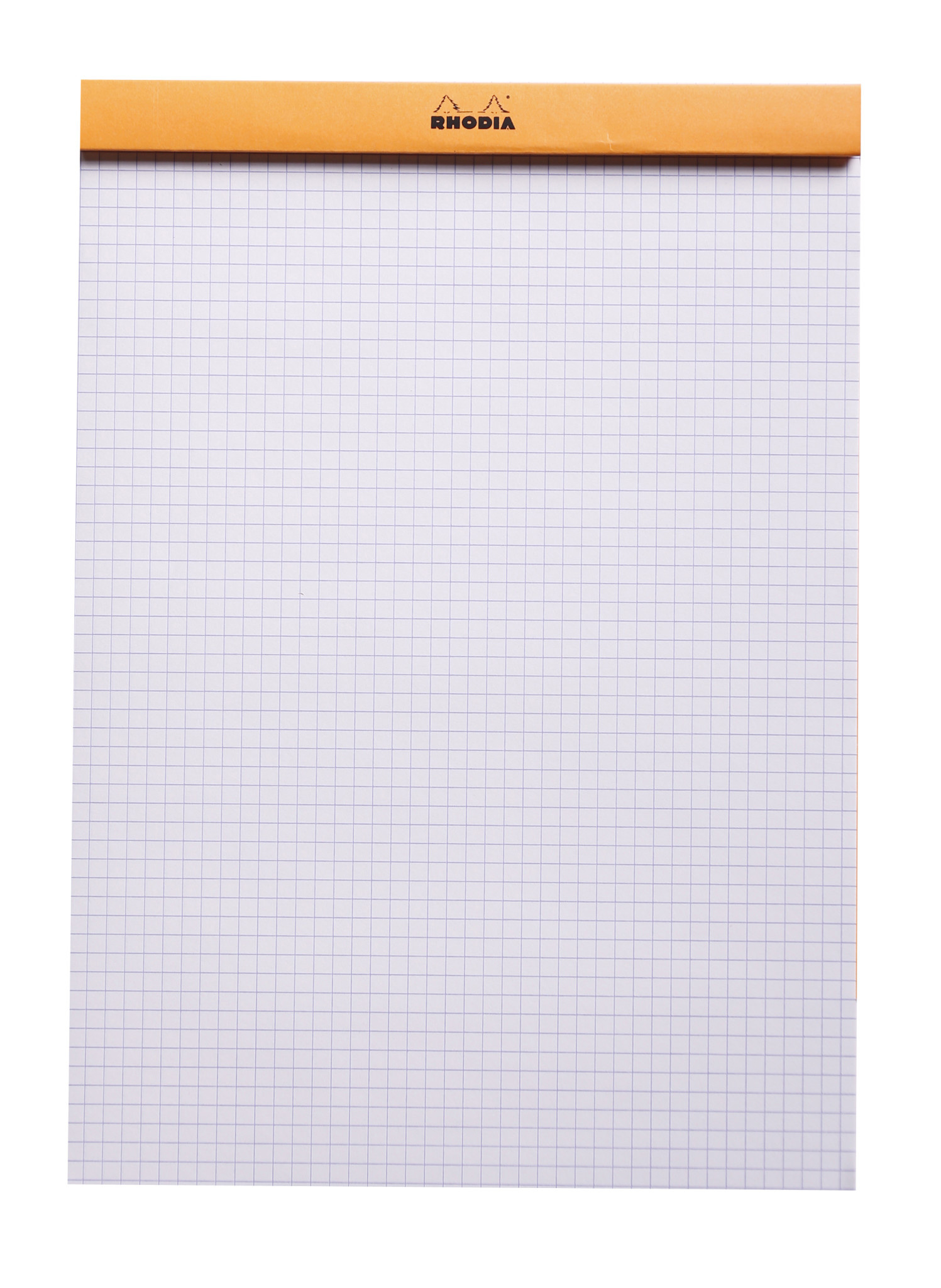 RHODIA Bloc Agrafé Rhodia Orange N°18 21X29,7 Cm 80 Feuillets Petits Carreaux 5X5 80 G