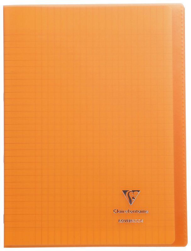 Koverbook Cahier piqué grands carreaux couverture polypropylène