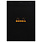 RHODIA Bloc Agrafé Rhodia Black N°18 21X29,7 Cm 80 Feuillets Petits Carreaux 5X5 80 G