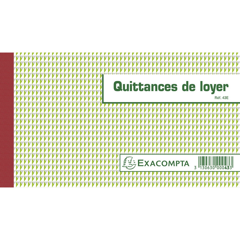 EXACOMPTA Quittances Loyer 12,5/21 50T A.