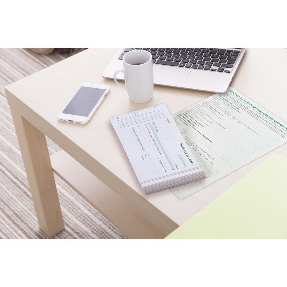 EXACOMPTA Quittances Loyer 12,5/21 50T A.