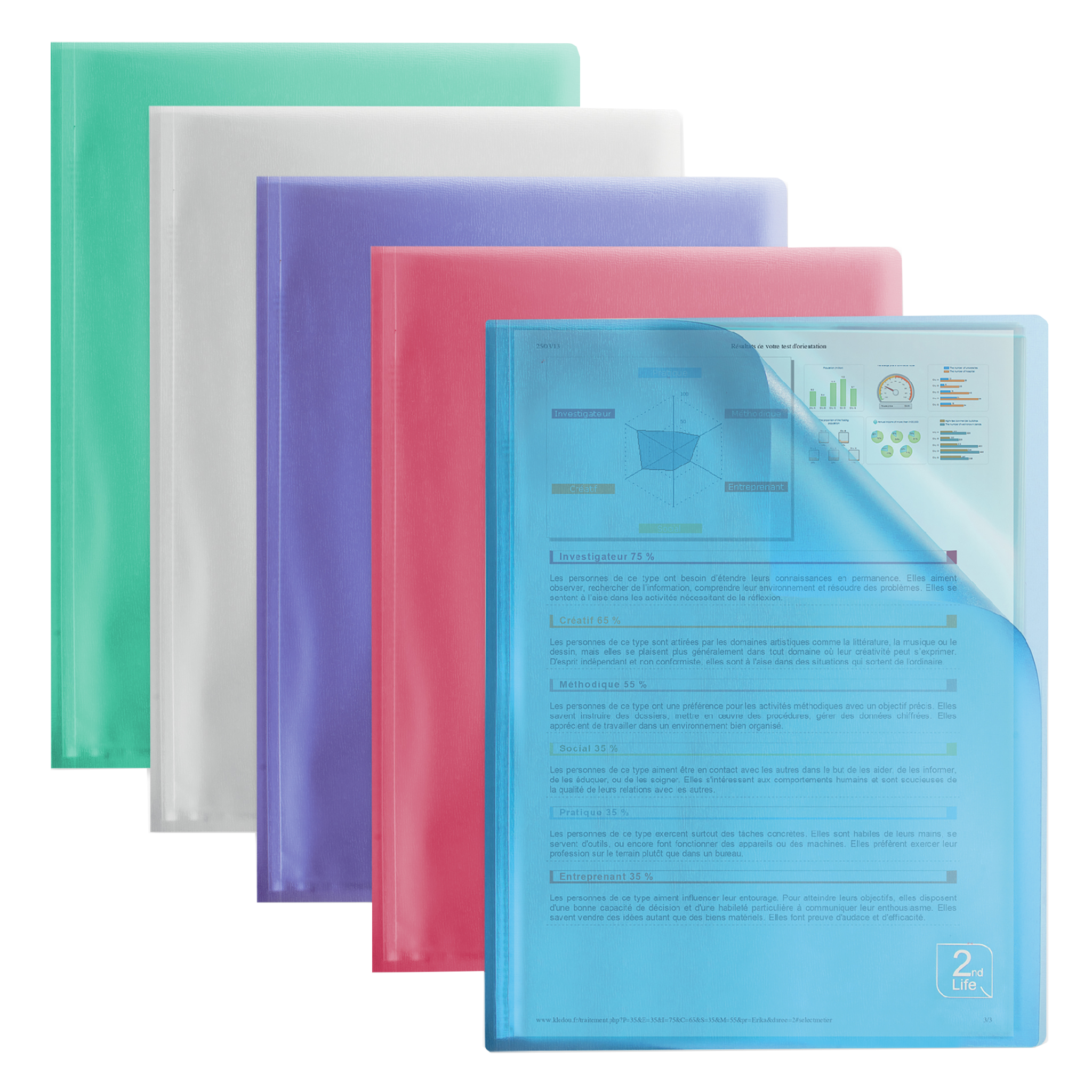 Oxford - Protège-Documents pour photos 10x15 cm - A6 - 48 pages -  disponible dans différentes couleurs pastels Pas Cher