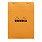 CLAIREFONTAINE Stapled pad N°18 21x29,7cm 80f Q.5x5 80g Orange