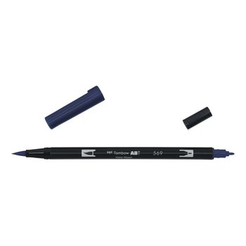 TOMBOW ABT-569 Dual Brush Pen, Jet blue