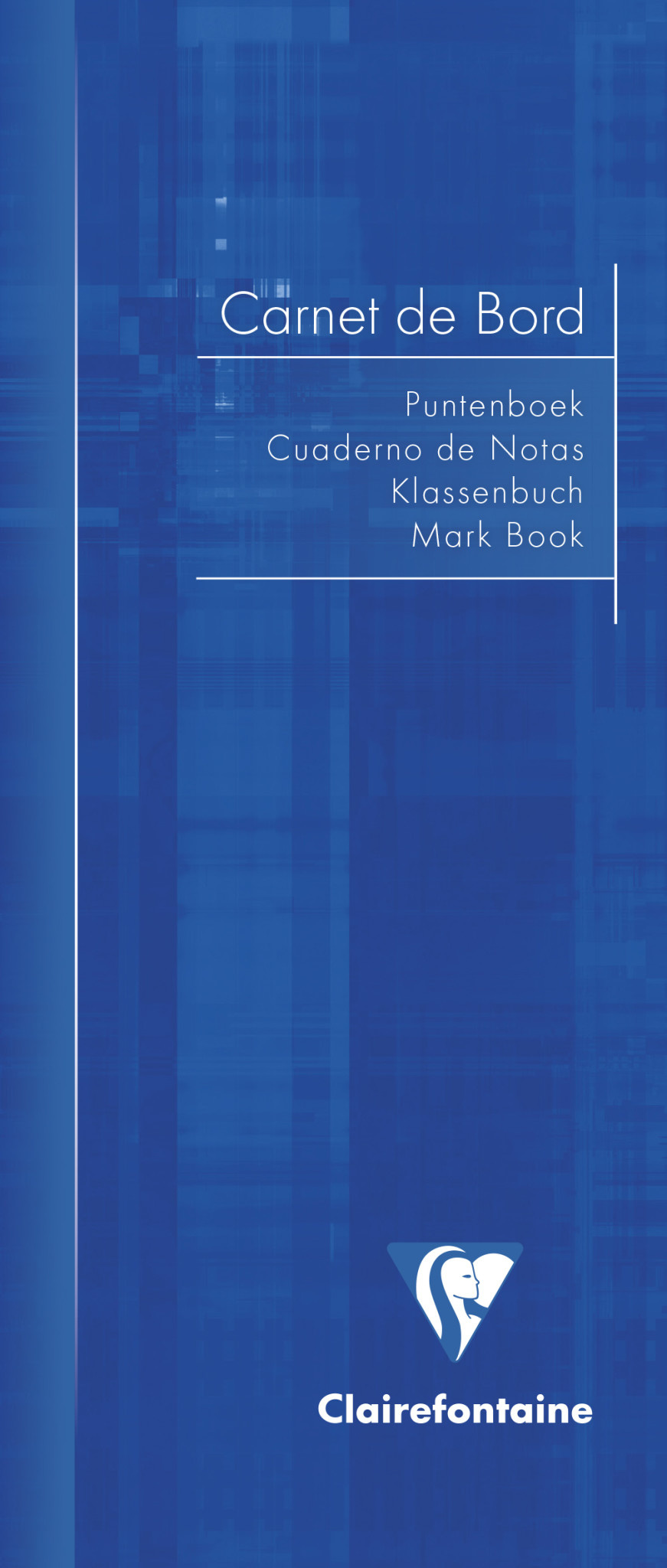 CLAIREFONTAINE Carnet De Bord Piqué 8,5X20Cm 32P