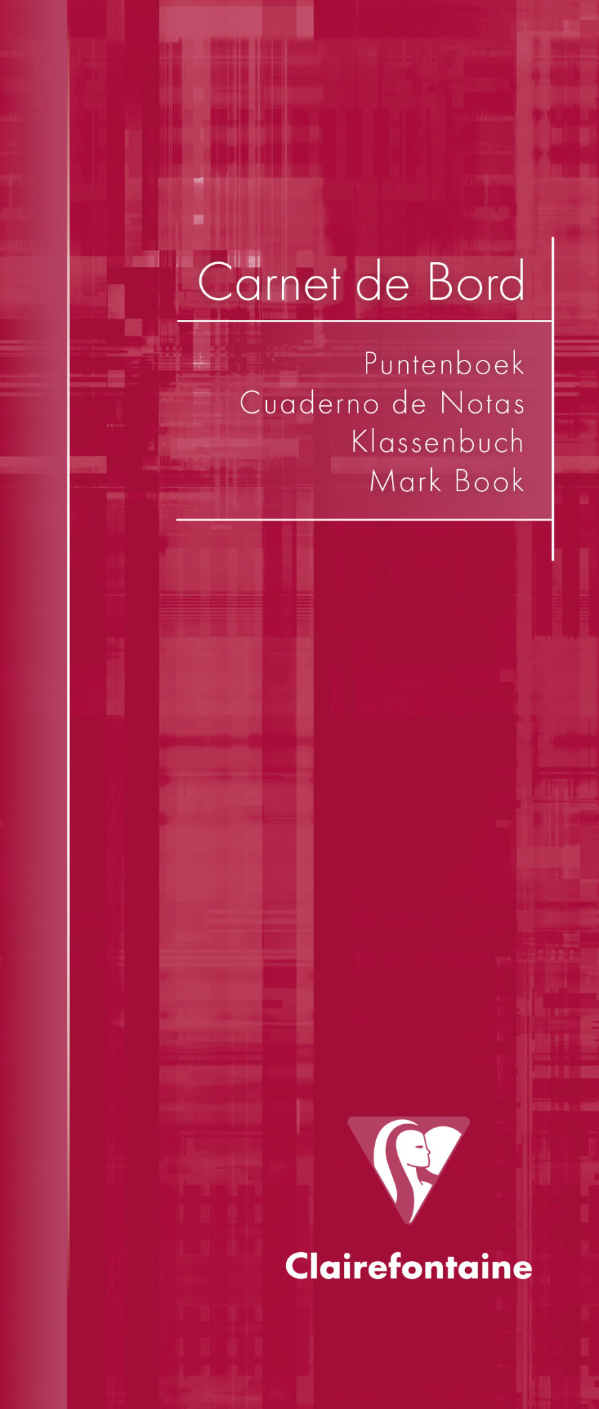 CLAIREFONTAINE Carnet De Bord Piqué 8,5X20Cm 32P