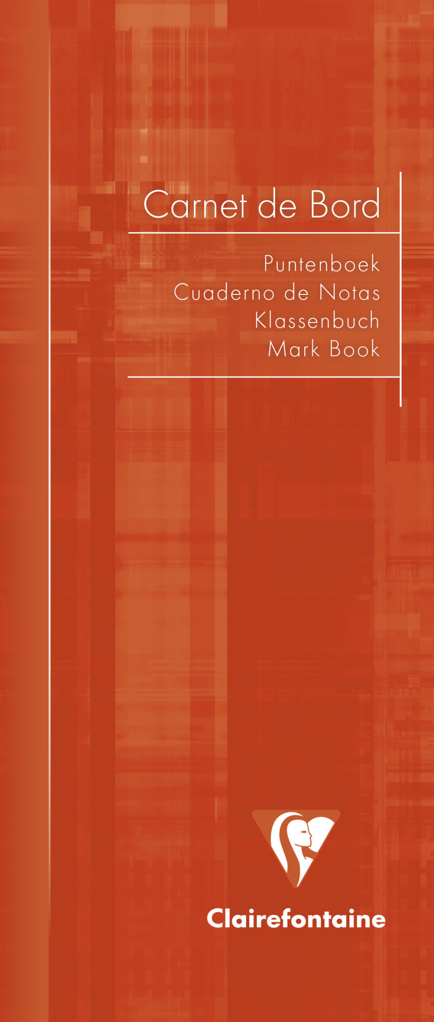 CLAIREFONTAINE Carnet De Bord Piqué 8,5X20Cm 32P