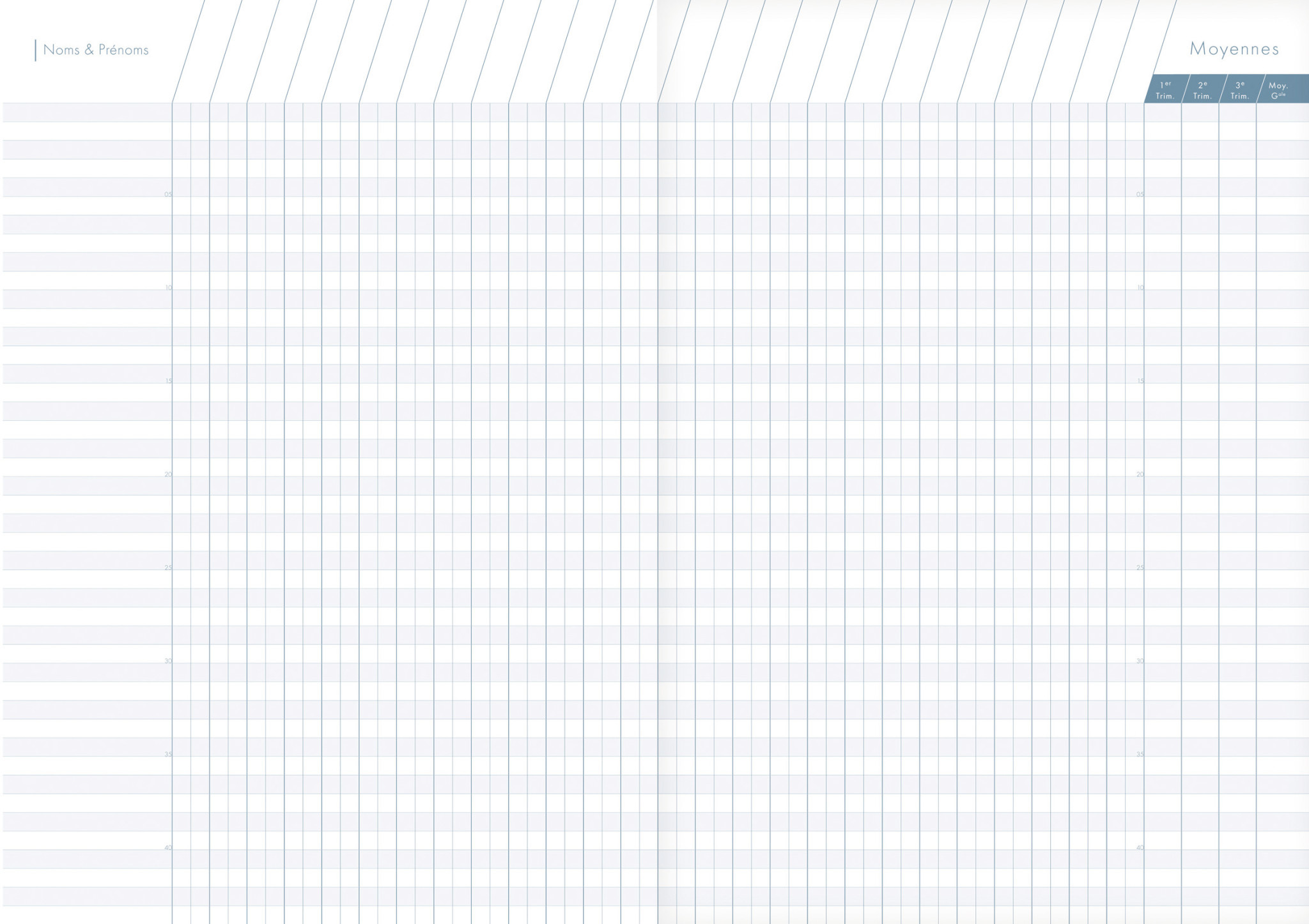 CLAIREFONTAINE Agenda De Bord 4 Colonnes (24 Cases/Semaine) Rembordé Rigide 21X29,7Cm 144P