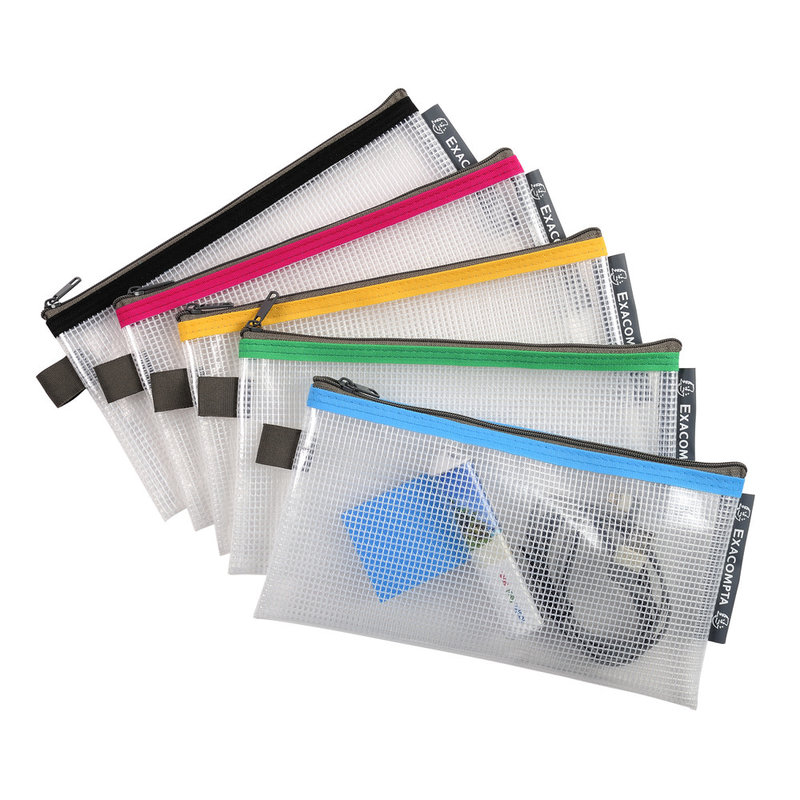 Pochettes doubles en plastique transparent -100 pochettes