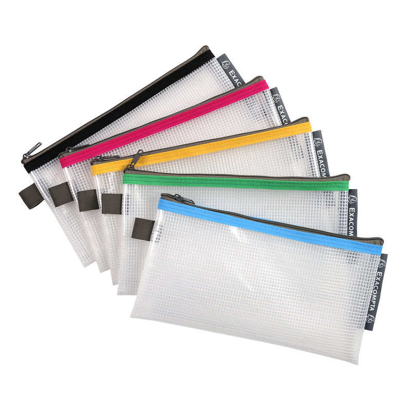 Pochette zippée en PVC B6  Fournitures scolaires écologiques et