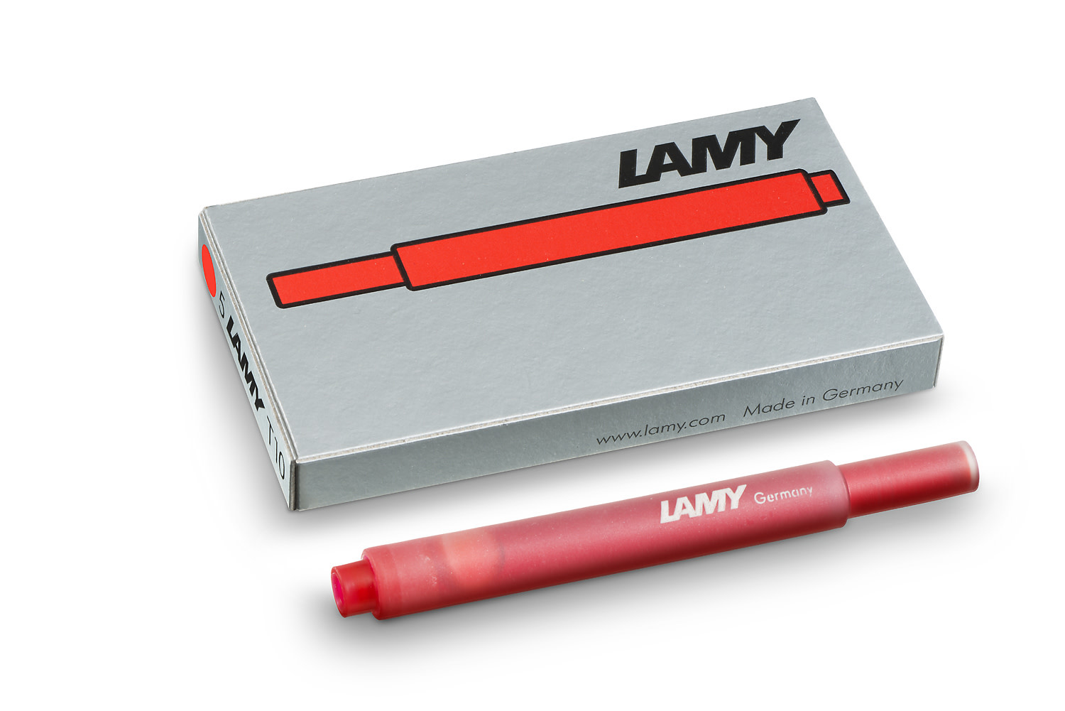 LAMY Cartouche d'encre LAMY T10 rouge pour stylo plume