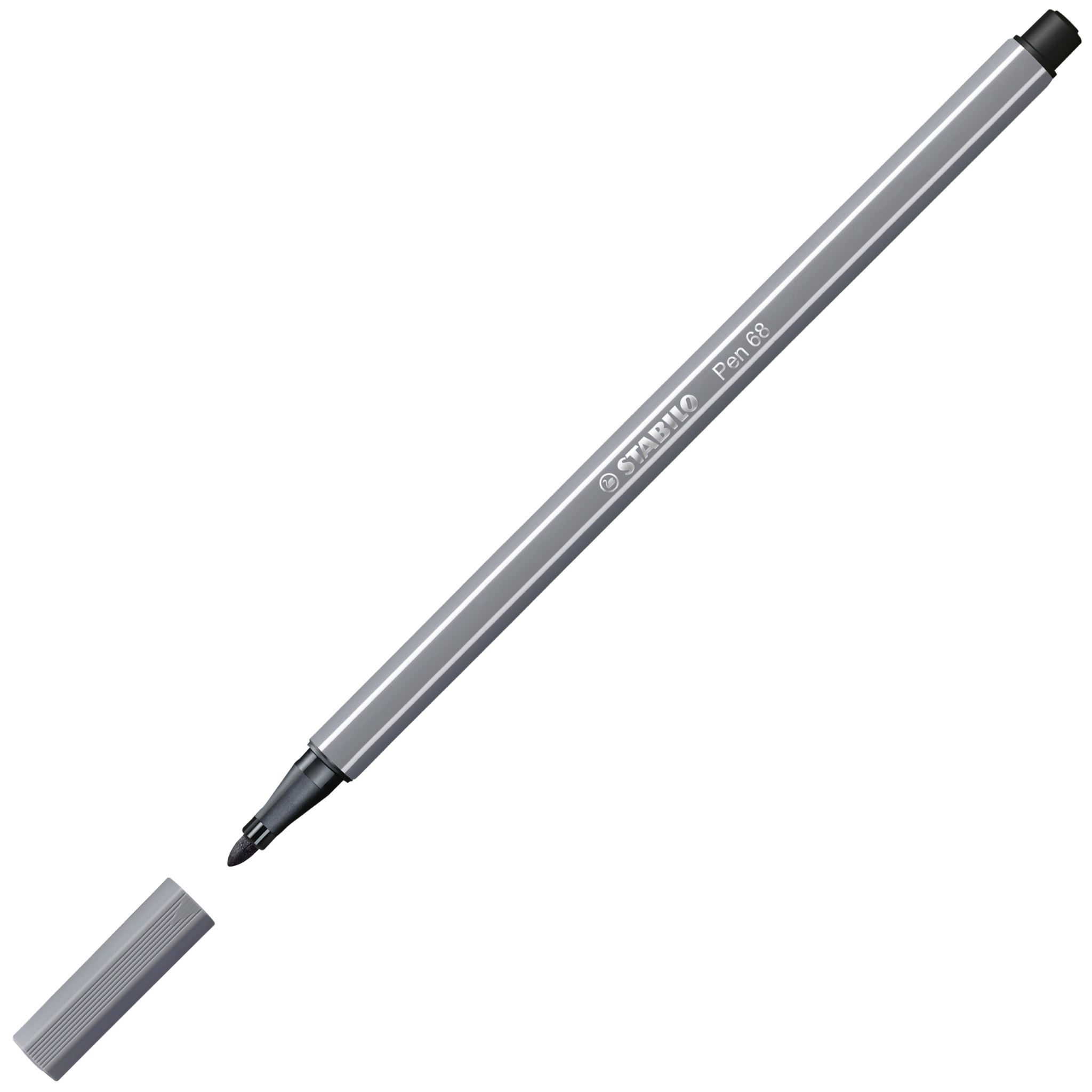 STABILO Pen 68 - gris foncé