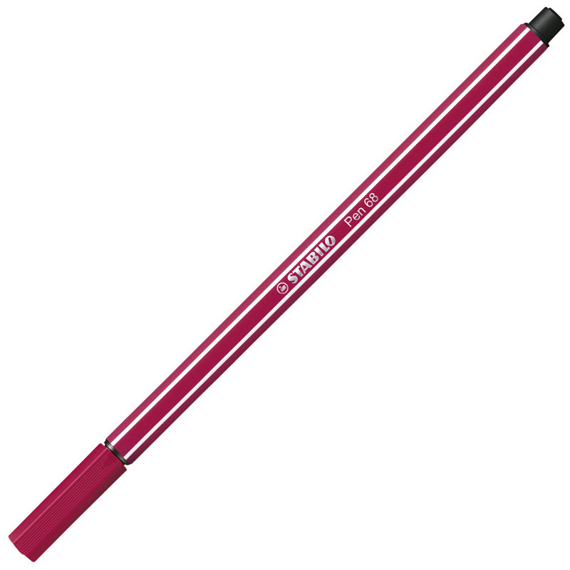 STABILO Feutre Pen 68 - rouge bordeaux