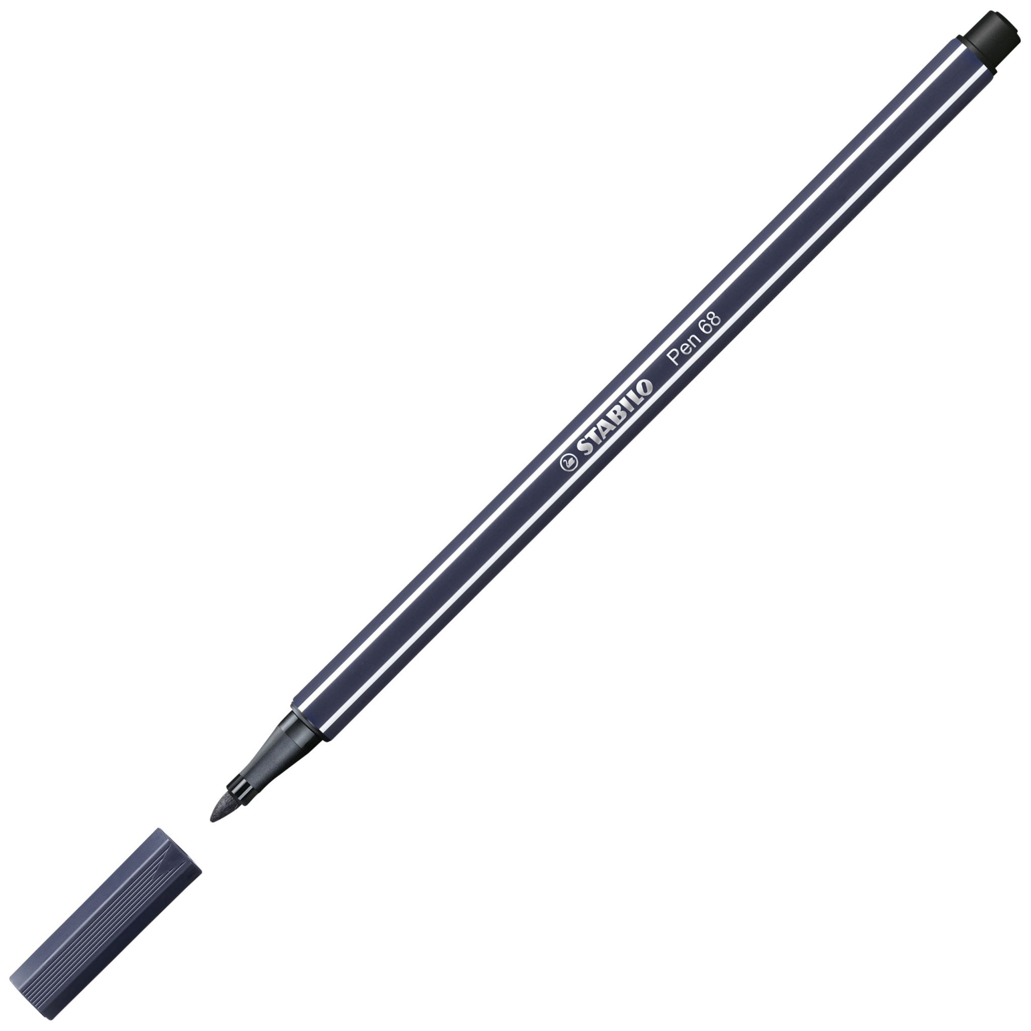 STABILO Pen 68 - bleu gris foncé