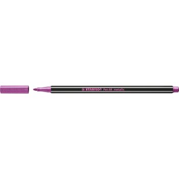 STABILO Feutre Pen 68 metallic - rose métallisé