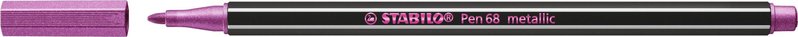 STABILO Feutre Pen 68 metallic - rose métallisé