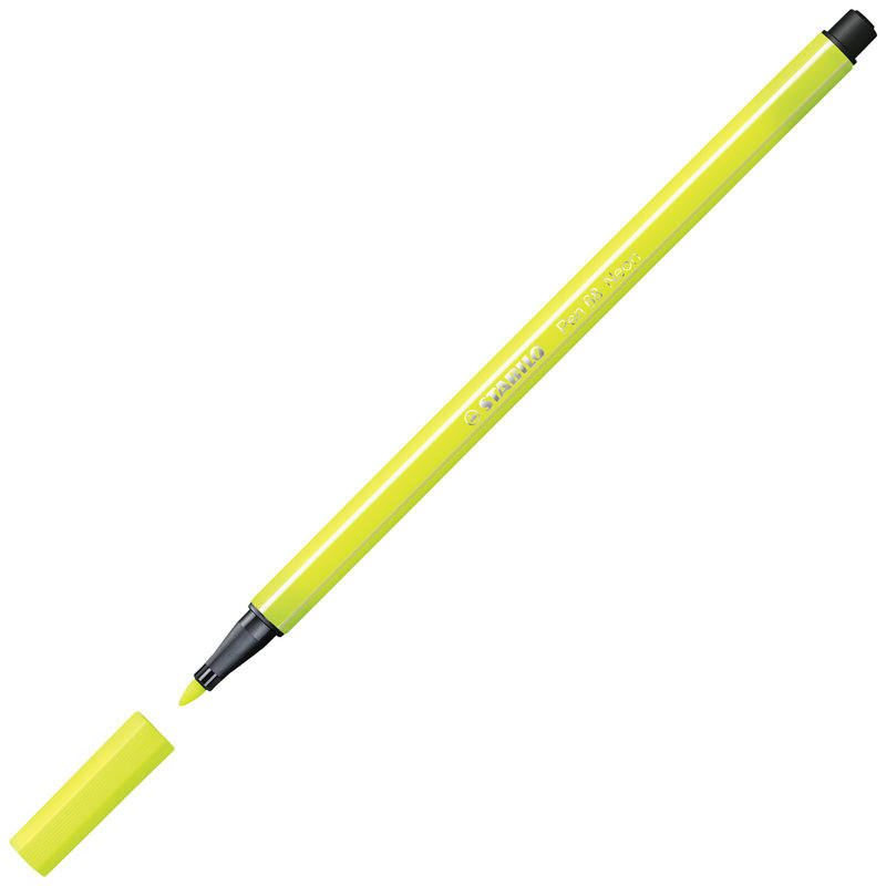 STABILO Feutre Pen 68 - jaune fluo