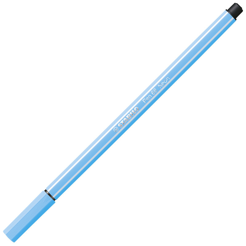 STABILO Feutre Pen 68 - bleu fluo