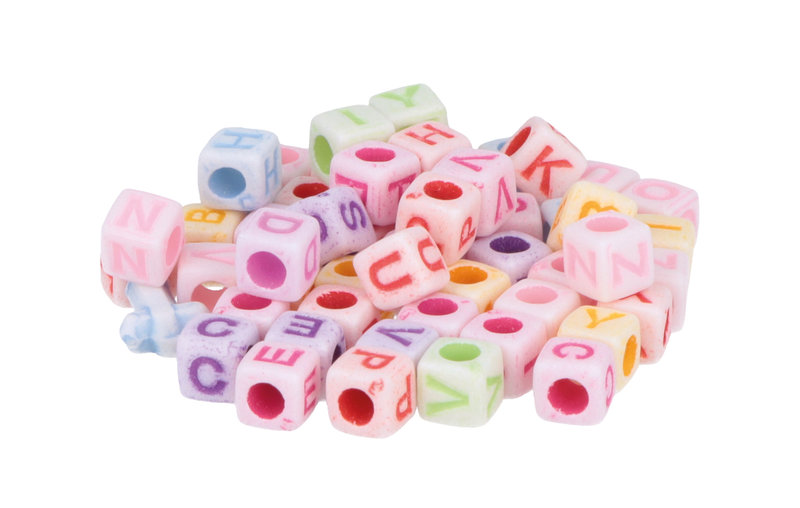 ARTEMIO 300 Alphabet Beads 6X6Mm