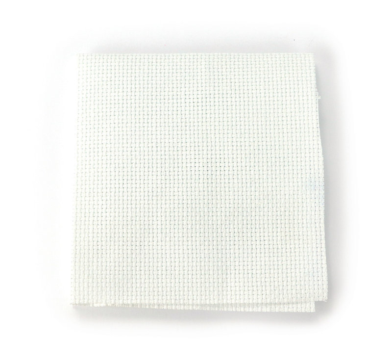 GRAINE CREATIVE Aida Canvas 5.5 Pts/Cm White 350x350Mm