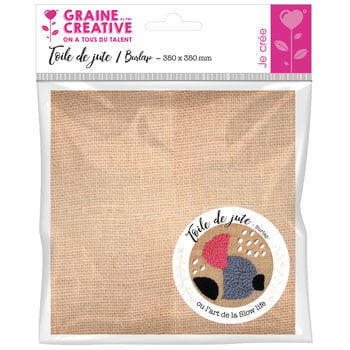 GRAINE CREATIVE Toile De Jute 350 X 350 Mm