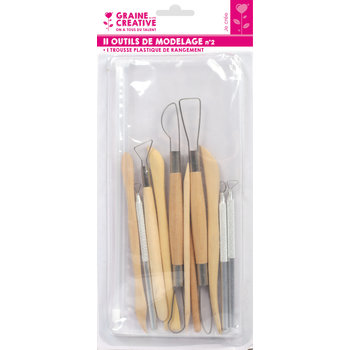 GRAINE CREATIVE Set of 11 Modeling Accessories N°2