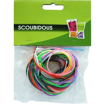 30 fils de scoubidous - métallisé- pour colliers et bracelets