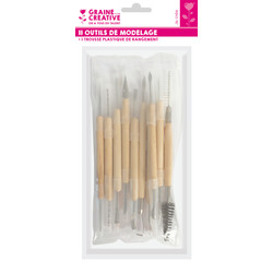 GRAINE CREATIVE Set 11 Accessoires De Modelage