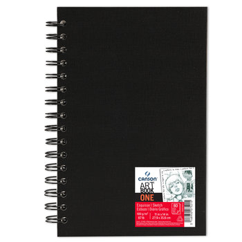 CANSON Album spiralé Art Book™ One Noir 29.7x35.6cm 80fl 100G