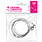 GRAINE CREATIVE Necklace Wires 0.4 Mm 80 Cm Color Chrome