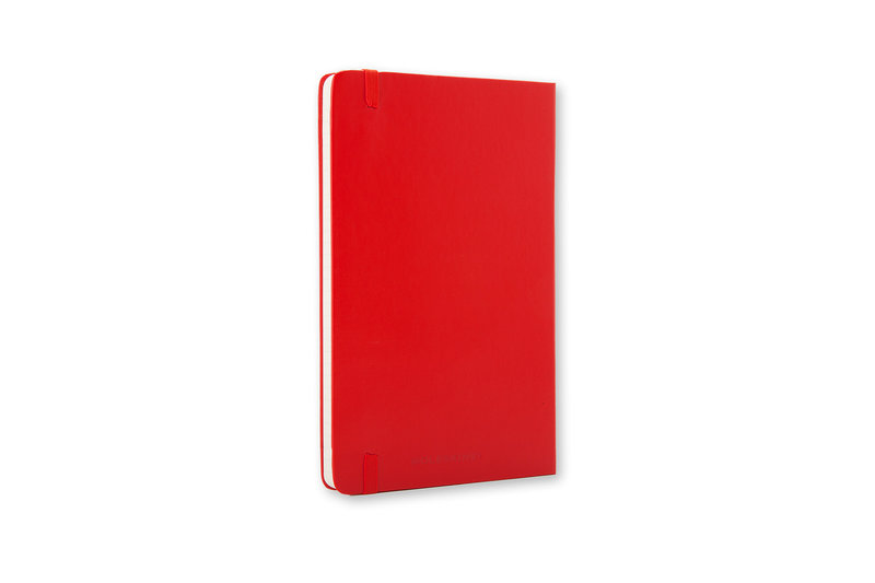 MOLESKINE Classic Notebook, Ruled Pocket Size, Scarlet Red, Hard Cover