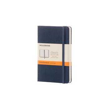 MOLESKINE Carnet Classique Format De Poche Ligné Bleu Saphir Couverture Rigide