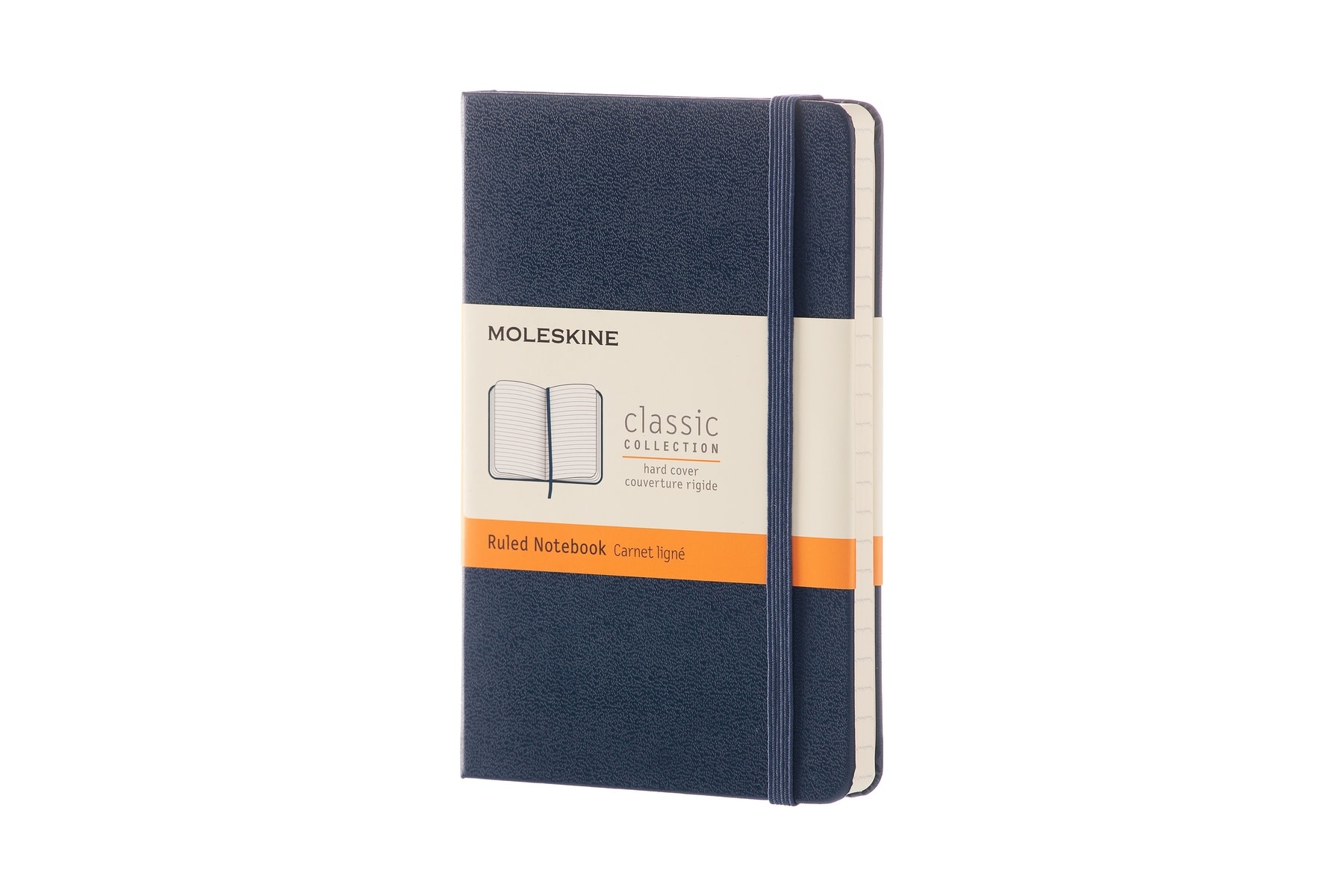 MOLESKINE Carnet Classique Format De Poche Ligné Bleu Saphir Couverture Rigide