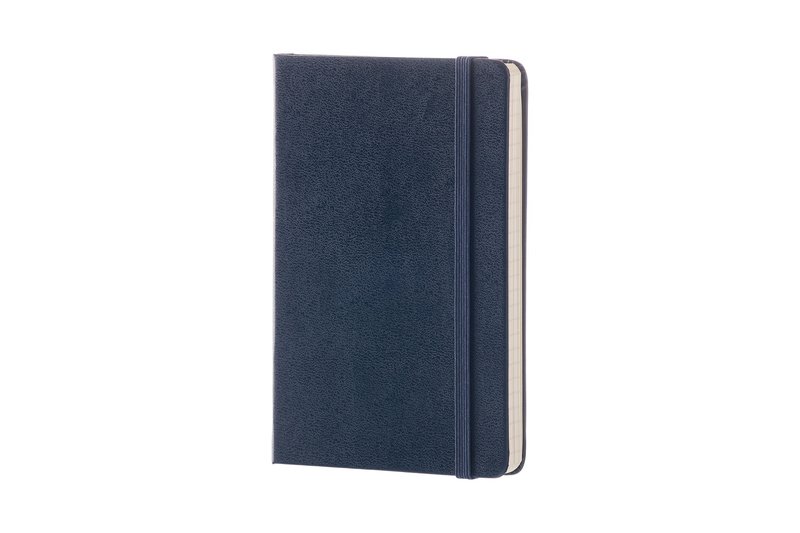 MOLESKINE Carnet classique format poche pages lignées Bleu saphir 9x14cm